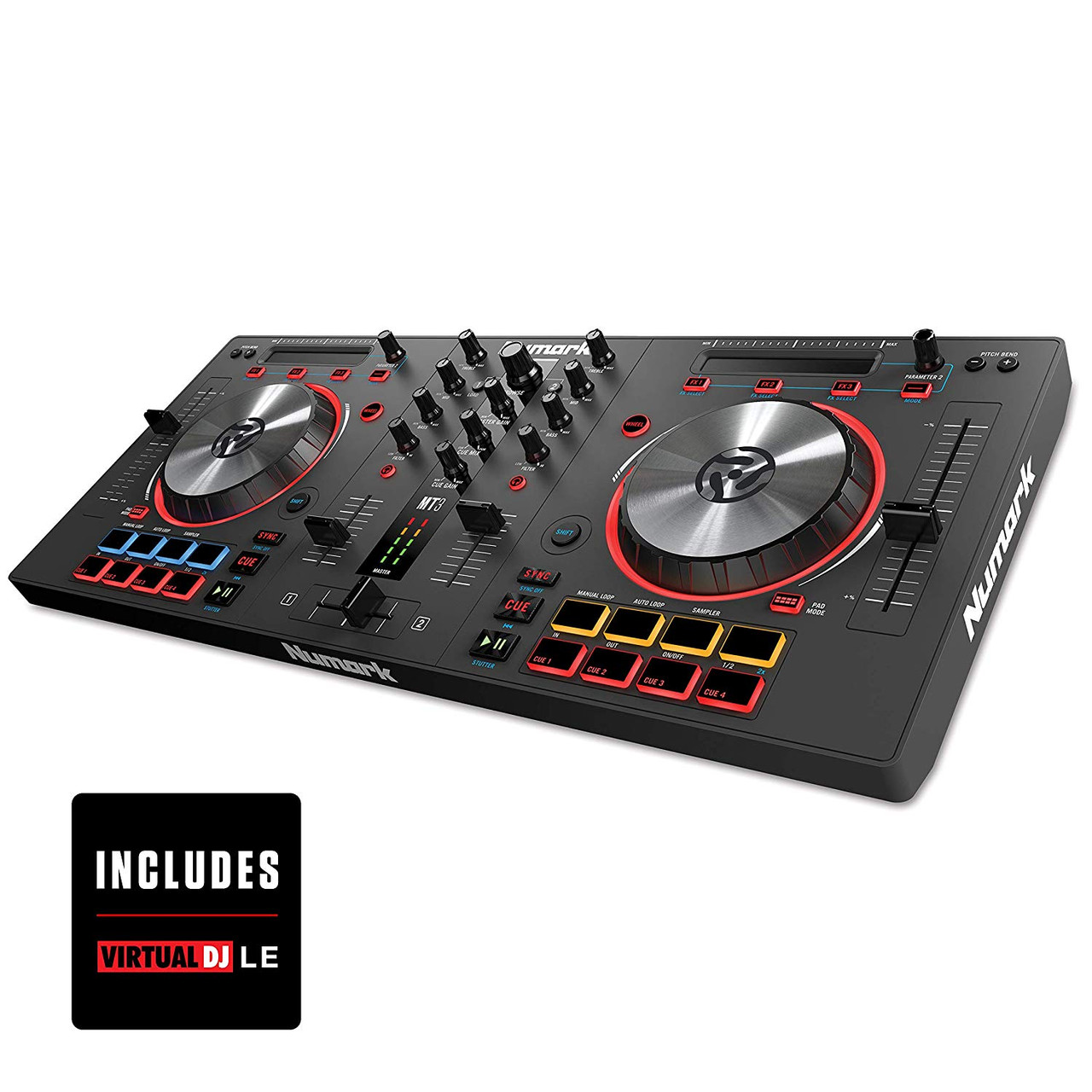 Numark Mixtrack 3 | All-In-One 2-Deck DJ Controller for Serato DJ