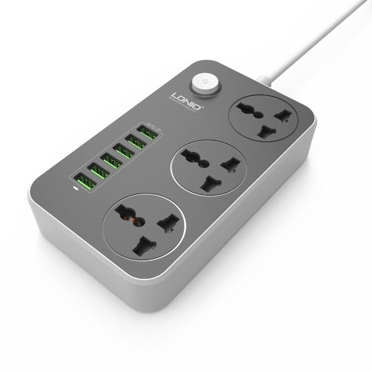 LDNIO SC3604 Anti- Static Power Socket 6 usb port