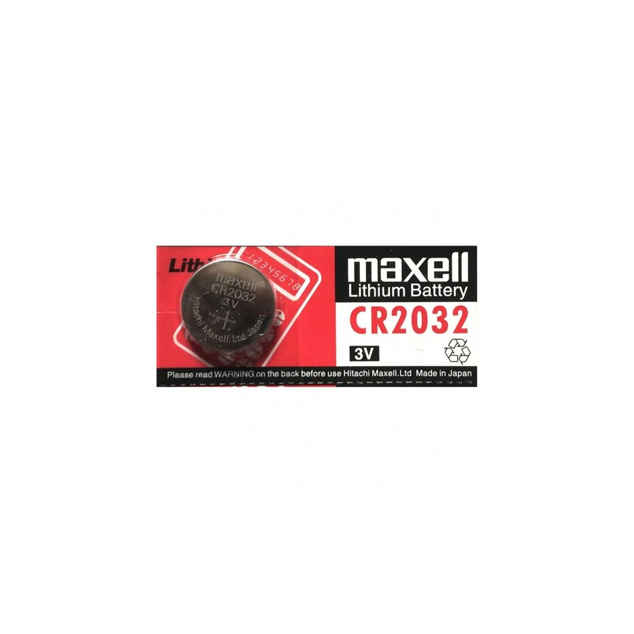 1x MAXELL CR2032 CR 2032 - 3V Lithium Button Cell Battery Batteries -  Official Genuine Maxell