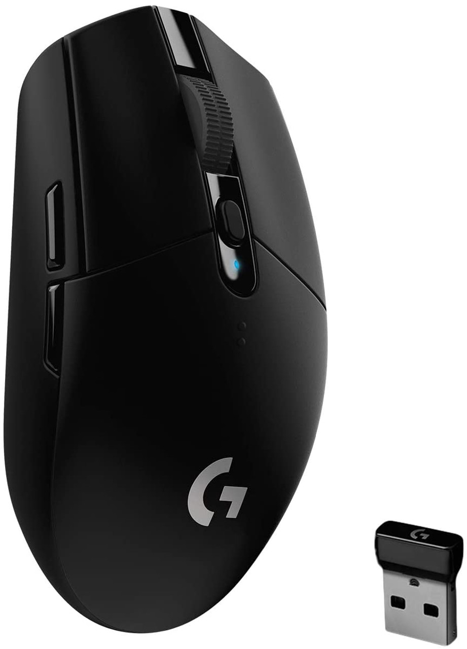 Logitech G305 LIGHTSPEED Wireless Gaming Mouse, Hero 12K Sensor, 12,000  DPI, Lightweight, 6 Programmable Buttons, 250h Battery Life, On-Board  Memory, PC/Mac - White 