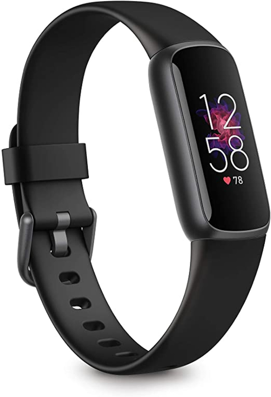 Fitbit Luxe-Fitness and Wellness-Tracker with Stress Management,  Sleep-Tracking and 24/7 Heart Rate, Orchid/Platinum Stainless Steel, One  Size, S & L