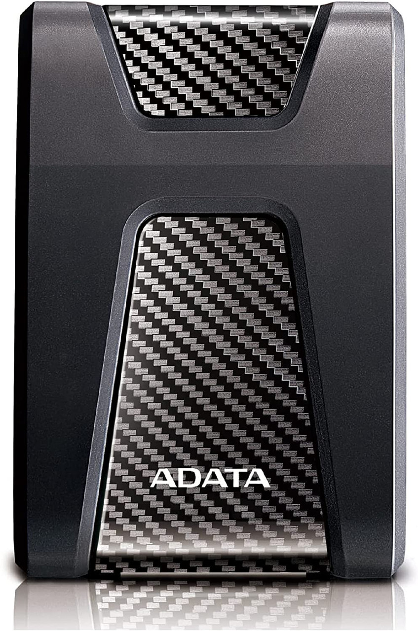 ADATA HD650 1TB Anti-Shock External Hard Drive, Black (AHD650-1TU31-CBK)