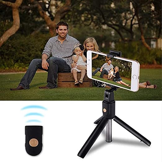 K07 Selfie Stick Bluetooth, Extendable Selfie Stick with Wireless