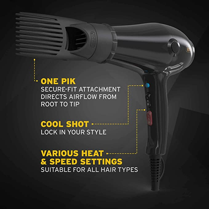 Wahl Hairdryer, PowerPik 5000, Dryer for Women, Hair Dryer with