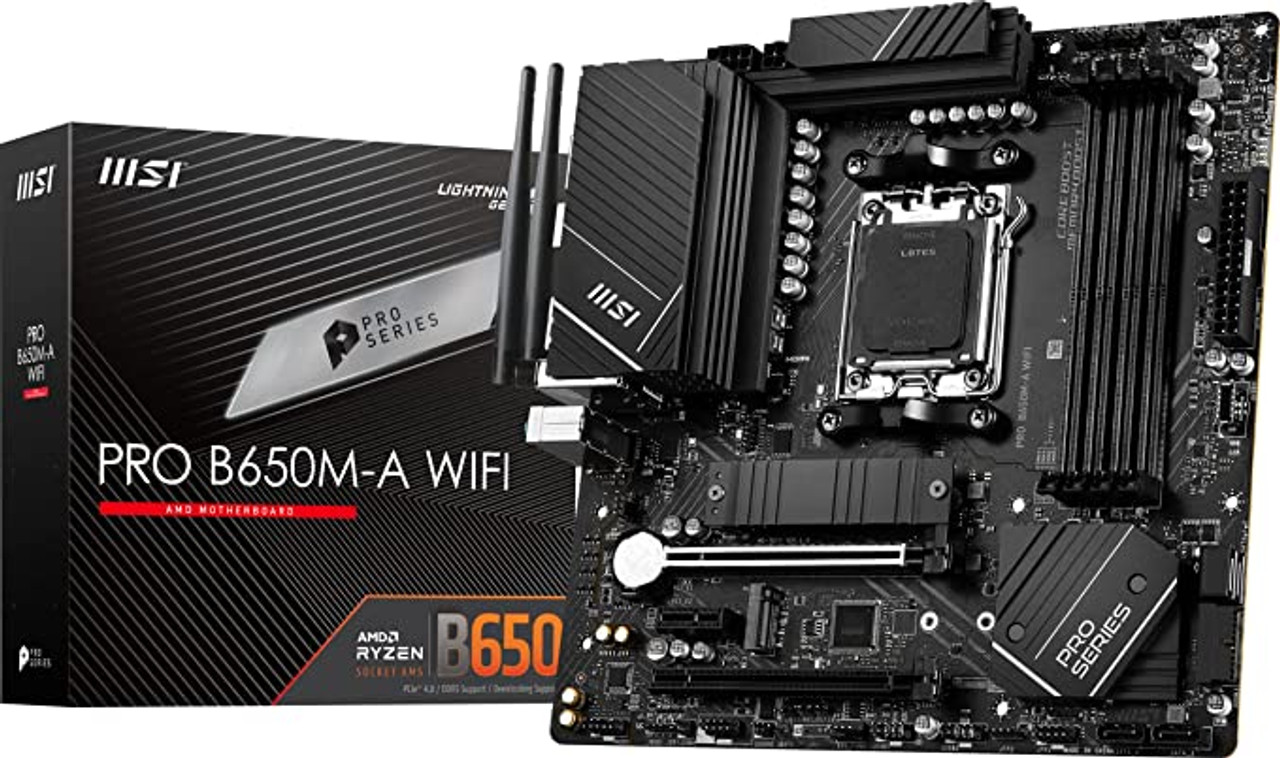 MSI B650 GAMING PLUS WIFI AM5 AMD B650 SATA 6Gb/s ATX Motherboard