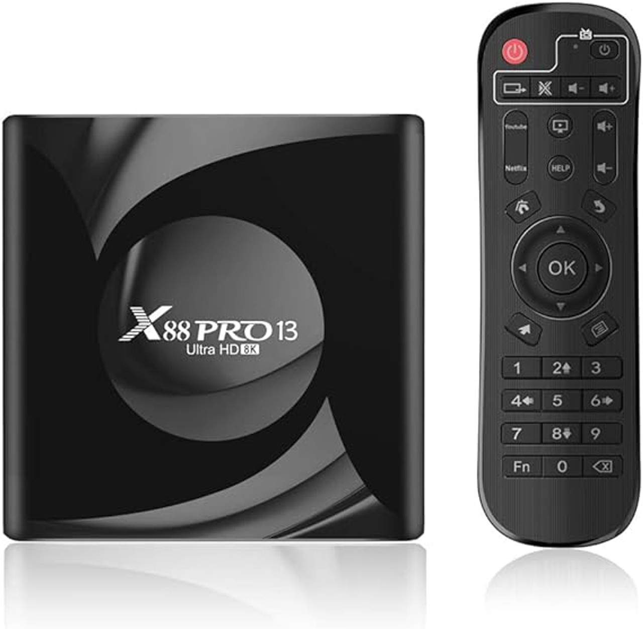 Android 13.0 TV Box,X88 PRO 13 4GB RAM 32GB ROM RK3528 Quad-Core WiFi6 Dual