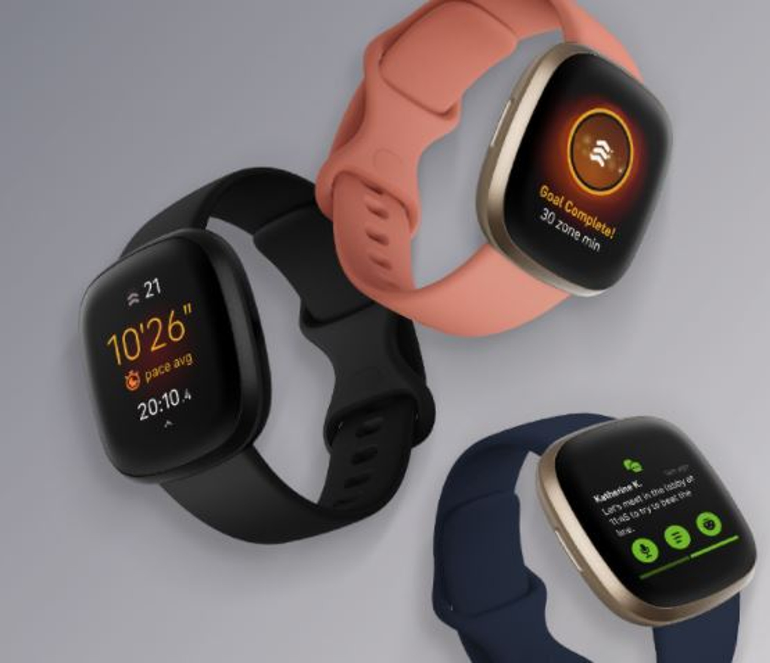 Fitbit Versa 3 Health & Fitness Smartwatch with GPS, Alexa Built-in, 24 ...