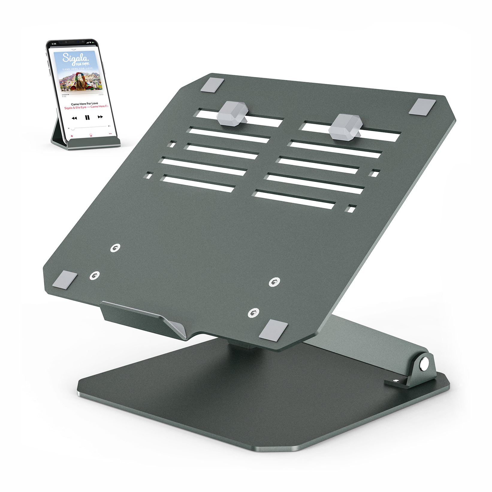 Mono DSIGN Aluminium Elevator Laptop Stand (With Phone Stand)