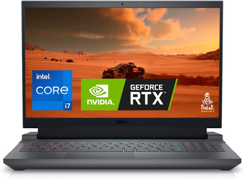 Dell G15 5530 Gaming laptop, 15.6 inch FHD (1920 x 1080) 120Hz, Intel Core i7-13650HX, 16GB DDR5 4800MHz, 512GB M.2 PCIe NVMe, NVIDIA GeForce RTX 3050 4GB GDDR6, Windows 11 Home, 4 Years Warranty, Dark Shadow Grey