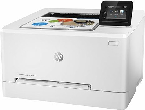 HP Color LaserJet Pro M255dw Wireless Laser Printer, Remote Mobile Print, Duplex Printing, Works with Alexa , White