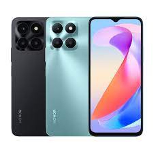 Honor X5 Plus  6.56" TFT LCD, Octa core,  4 GB RAM, 64 GB + 256 GB Expandable, Dual SIM, 50 MP + 2 MP (Primary), 5 MP Front Camera, 5200 mAh Battery + Free Hydrogel + Free Tote Bag,  2 Yrs Warranty -Black/Cyan