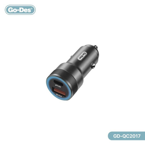 Go Des  45W PD+QC 4.0 Quick Car Adapter