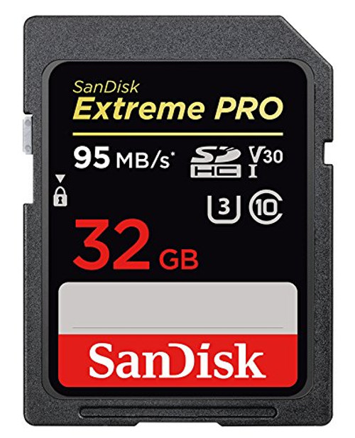 SanDisk Extreme Pro 32GB SDHC UHS-I U3 V30 4K UHD Memory Card (SDSDXXG-032G-GN4IN)