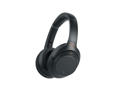 Sony Noise Cancelling Headphones WH1000XM3: Wireless Bluetooth Over the Ear Headphones with Mic and Alexa voice control - Industry Leading Active Noise Cancellation - Black