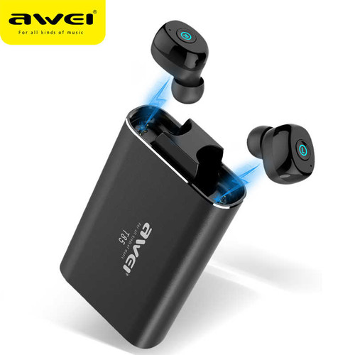 Awei T85 Earbuds - Bluetooth 5.0,  1800mAh Power bank