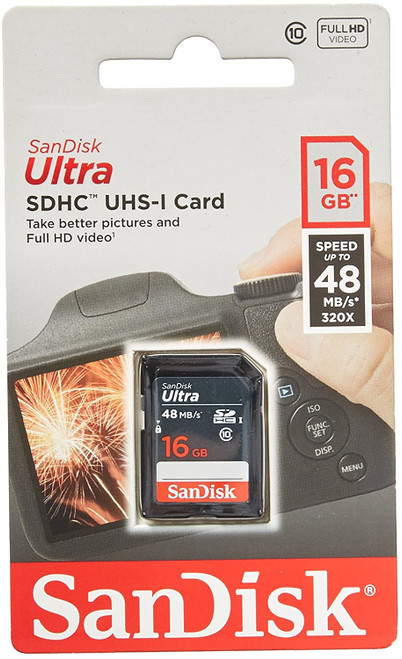 SanDisk Ultra SD SDHC Memory Flash Card UHS-I Class 10 Read Speed up to 48MB/s 320X