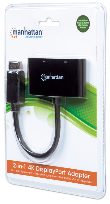 Manhattan Display port to HDMI/VGA Adapter (152587)