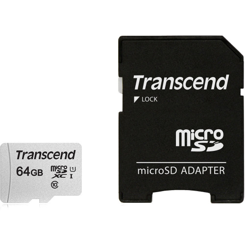 Transcend 300S MicroSD 95mb/s w/ Adapter