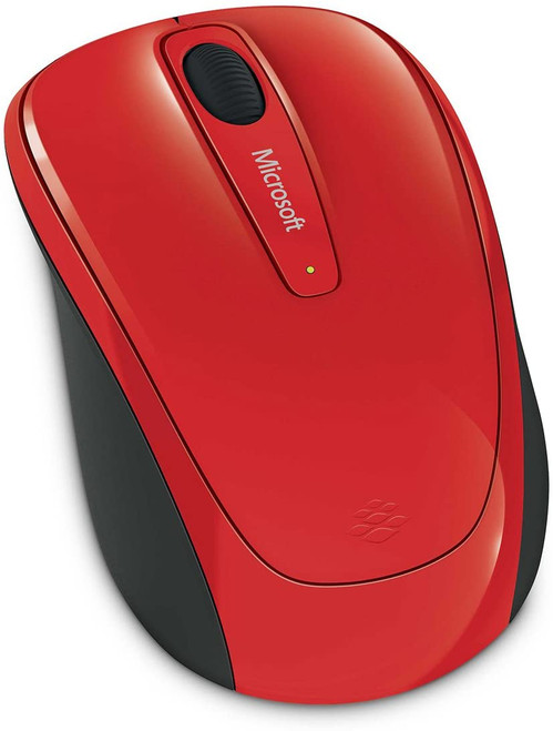 Microsoft Wireless Mobile Mouse 3500 Mac/Win Flame Red Gloss