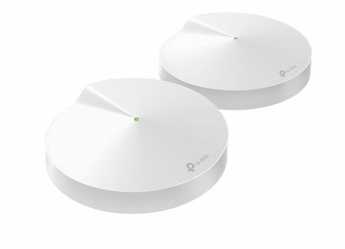 TP-LINK DECO M5(2-PACK) AC1300 Whole-Home Wi-Fi System, Qualcomm, Dual-Band, 802.11ac/a/b/g/n, 717MHz Quad-core Quality of Service, Reporting), TP-Link ART(Adaptive Routing Technology), Assisted Setup, Deco App