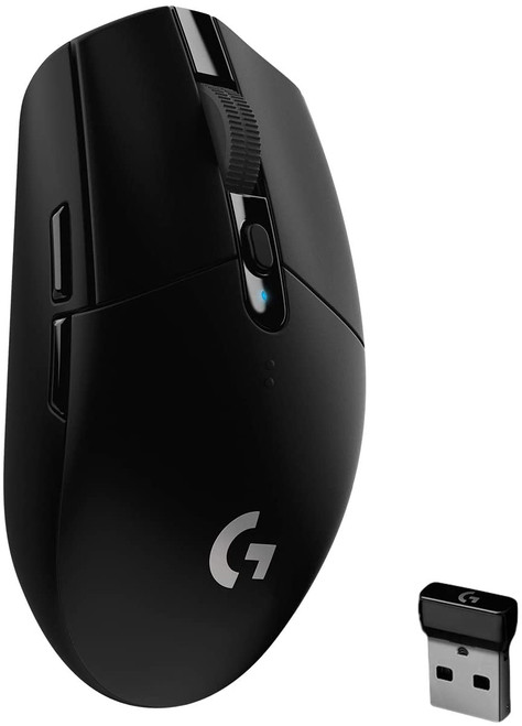 Logitech G305 LIGHTSPEED Wireless Gaming Mouse, Hero 12K Sensor, 12,000 DPI, Lightweight, 6 Programmable Buttons, 250h Battery Life, On-Board Memory, PC/Mac