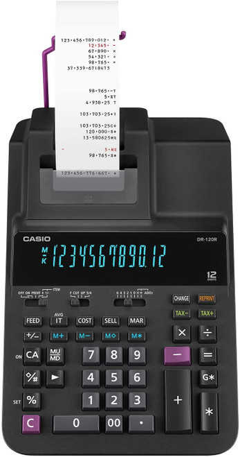 Casio DR-120R-BK Priniting Calculator