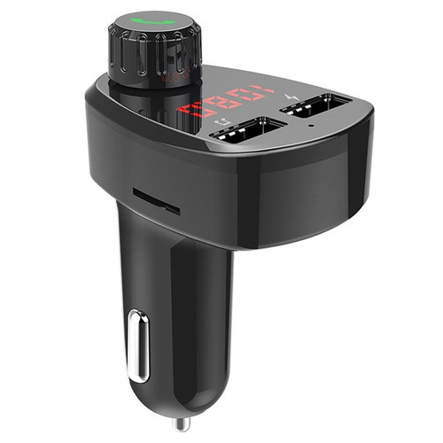 Universal Car Charger and Bluetooth 4.2 FM Transmitter with Microphone G13 - 5V/2.4A