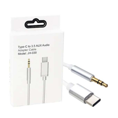 JH-030 AUDIO ADAPTER TYPE-C TO 3.5MM AUDIO MALE