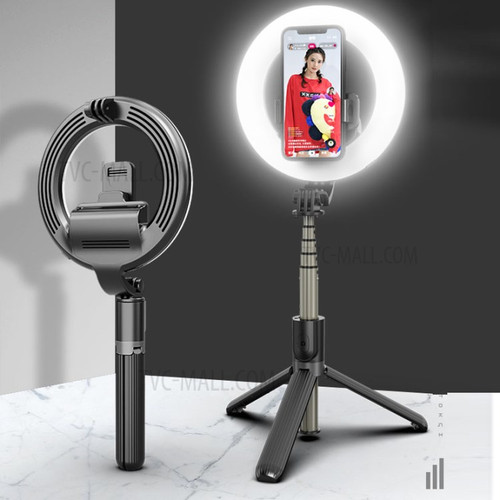 L07 Bluetooth Selfie Stick Tripod with 5 inch LED Ring Light