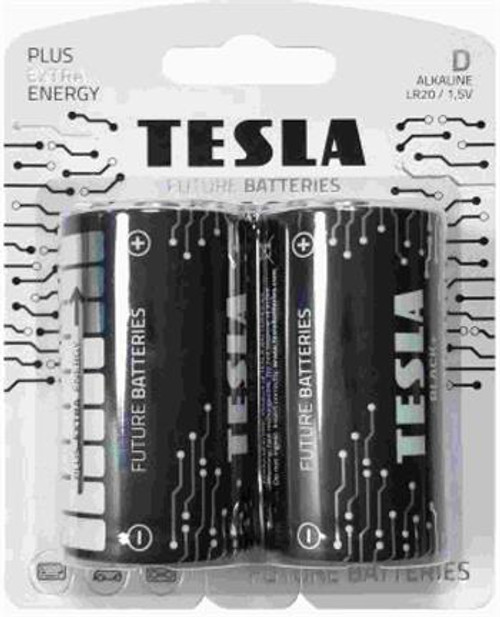 Battery Tesla D Black+ LR20 / 1.5V (2 pcs)