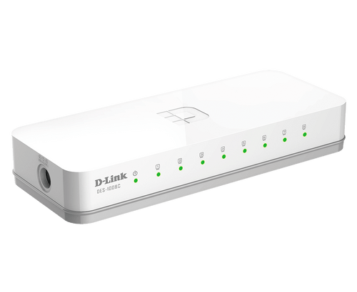 D-LINK DES-1008C 8-Port 10 100 Mbps Unmanaged Network Switch