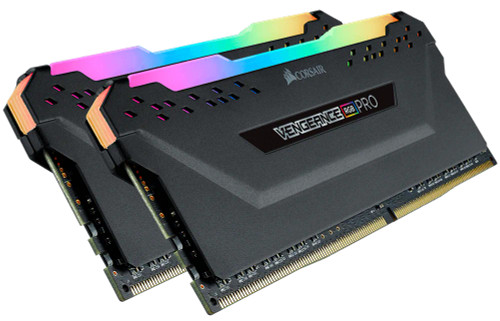 CORSAIR VENGEANCE® RGB PRO 32GB DDR4 DRAM 3200MHz C16 Memory Kit — Black