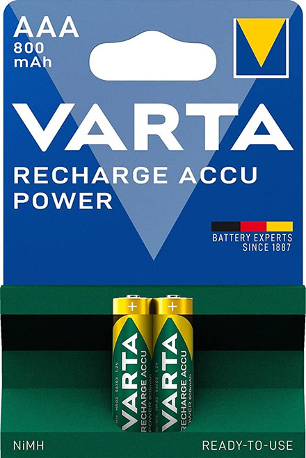 Varta Recycled rechargeable Accu (800mAh) AAA*2