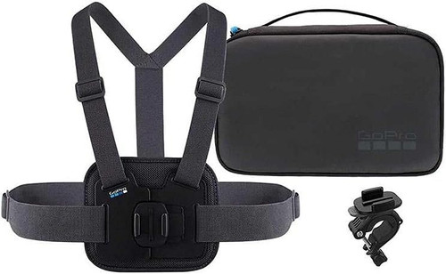 GoPro Sports Kit features Chesty (Performance Chest Mount), Handlebar / Seatpost / Pole Mount-AKTAC-001