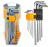 Ingco  9pcs Hex Allen Key Wrench Set (Extra Long Arm)-HHK11092