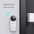 EZVIZ DB2C Wire-Free Video Doorbell with Chime Rechargeable Battery Powered Wireless Smart Home Security Camera Two Way Talk Human Detection Full HD Night Vision