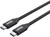 Unitek   2M USB2.0 Type-C  (Male) To Type-C  (Male)  Data & Charging Cable, PD 100W, Black Color-C14059BK