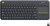 Logitech K400 Plus Wireless Touch TV Keyboard with Easy Media Control and Built-In Touchpad , Black-Azerty/Qwerty