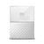 WD 1TB White My Passport  Portable External Hard Drive - USB 3.0 - WDBYNN0010BWT-WESN 