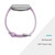 Fitbit Versa Lite Edition Smart Watch, 1 Count,  Lilac/Silver Aluminum (S & L bands included)