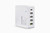 PROLiNK PDC56001-WHT 5-Port 60W Smart Charger with IntelliSense / 1x QC3.0 / 3x USB-A / 1x USB-C PD