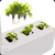 COLMO Indoor Herb Garden Kit with LED Spectrum Hydroponic Herb Garden Kit Garden Planter in Home Smart windowsill Herbs Veggies Planter