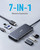 Anker A8346 USB C Hub, PowerExpand+ 7-in-1 USB C Hub Adapter, with 4K HDMI, 100W Power Delivery, USB-C and 2 USB-A 5Gbps Data Ports, microSD and SD Card Reader, for MacBook Air, MacBook Pro, XPS