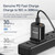 AWEI PD1 20W Phone USB Adapter Charger Quick Charging UK Plug Type-C Port With 5A Type-C Cable