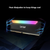 Lexar Hades 16GB RGB LED Lightning, DDR4 3600 MHz DRAM Desktop Memory for Gaming (LD4BU016G-R3600UDLH)