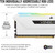 Corsair Vengeance RGB Pro SL 8GB DDR4 3200 (PC4-25600) C16 1.35V Desktop Memory - White