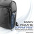 PROMATE TrekPack-BP.Black 17.3" Professional Slim Laptop Backpack with Anti-Theft Handy Pocket-Black