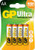 GP 3A Pack of 4 Ultra Alkaline Battery