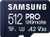 SAMSUNG PRO Ultimate microSD Memory Card + Adapter, 512GB microSDXC, Up to 200 MB/s, 4K UHD, UHS-I, Class 10, U3,V30, A2 for GoPRO Action Cam, DJI Drone, Gaming, Phones, Tablets-MB-MY512SA/AM