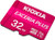 Kioxia 32GB microSD Exceria Plus Flash Memory Card w/SD Adapter SDXC UHS-I U3 4K Class10 V30 A1 R98MB/s W65MB/s-LMPL1M032GG2